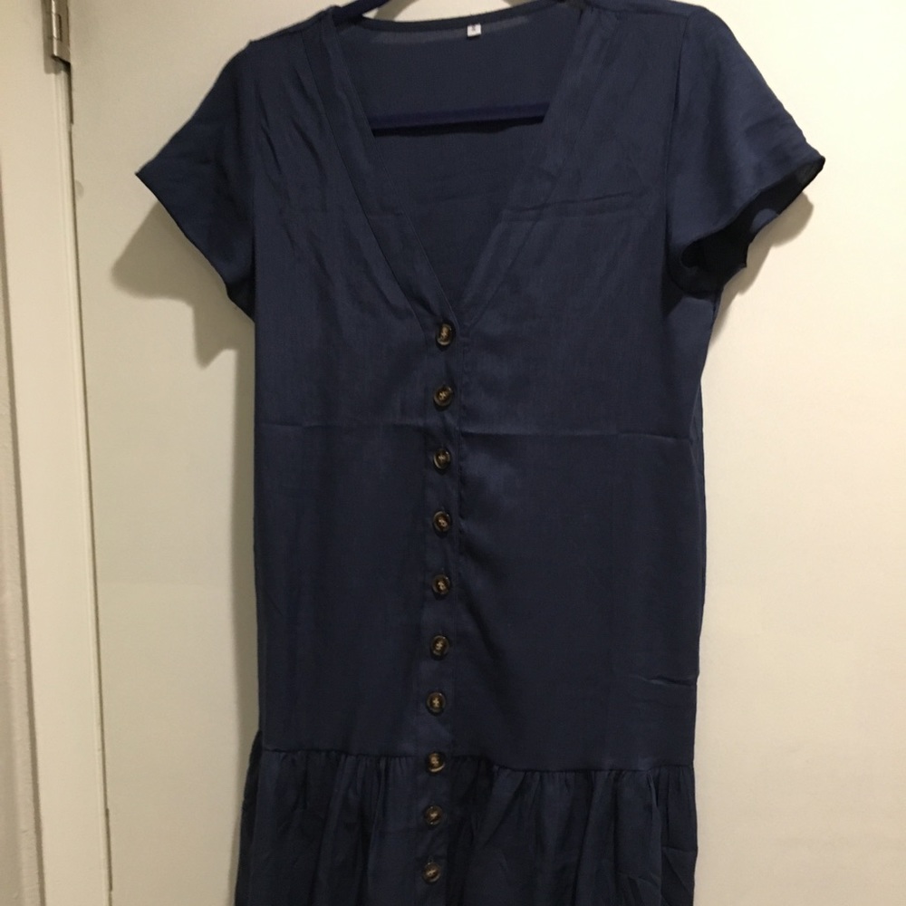 Navy Shift Dress